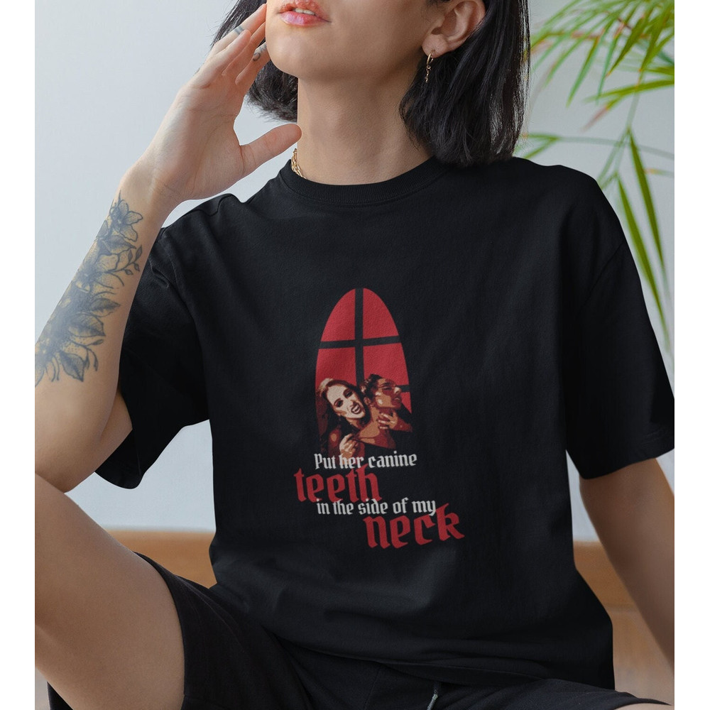 Chappell Roan Vampire Red Wine Supernova Lyrics Gothic Halloween Spooky - Comfort Colors Unisex Garment-Dyed T-shirt.jpg