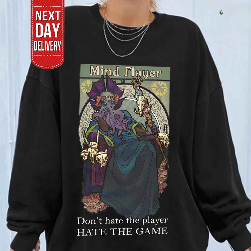 Don’t hate the flayer Shirt dnd Mindlayer dnd shirt dnd dungeons and dragons tshirt, Birthday gift.jpg