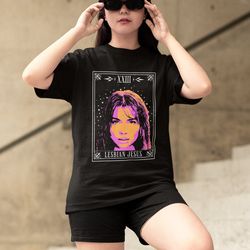 hayley kiyoko lesbian jesus tarot card merch - unisex jersey short sleeve shirt