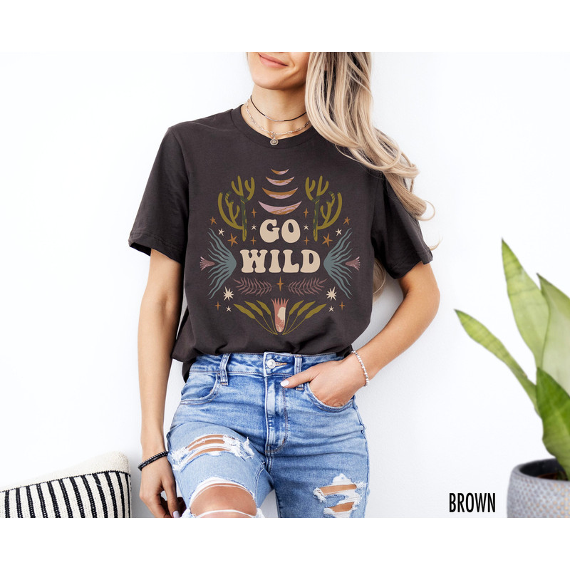 Boho Western Shirt, Desert Shirt, Western Tshirt, Desert Flora, Nature T Shirt, Desert Plants, Western Boho Tshirt, Country Western Shirt.jpg