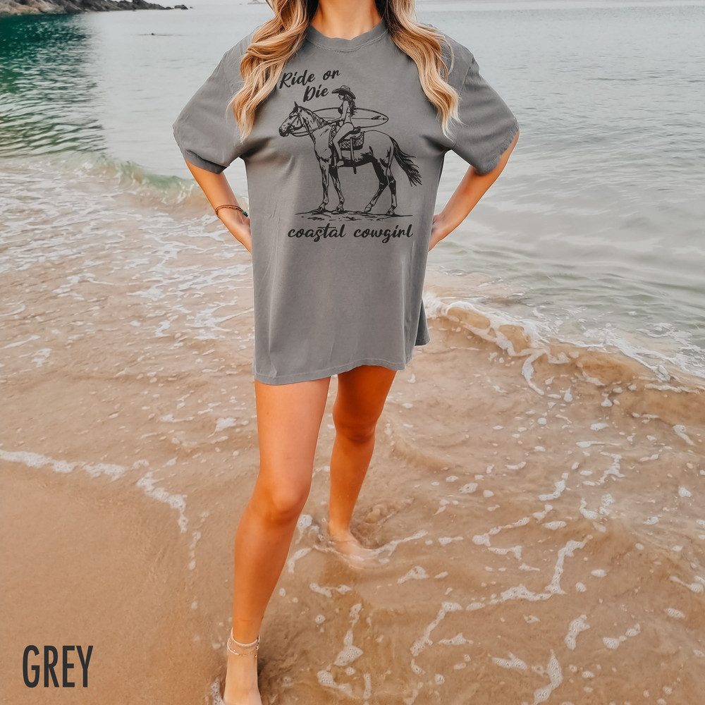 Comfort Colors, Cowgirl Shirt, Coastal Cowgirl, Western Tshirt, Western Cowgirl Shirt, Cowgirl Graphic Tee, Boho Cowgirl, Country Girl.jpg