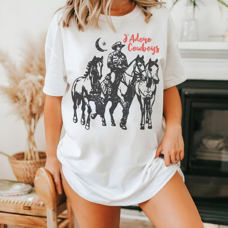 Cowboy Shirt, Comfort Colors, Western Tshirt, Western Cowboy Shirt, Cowboy T-Shirt Women, Vintage Western, Retro Western, Country Western.jpg
