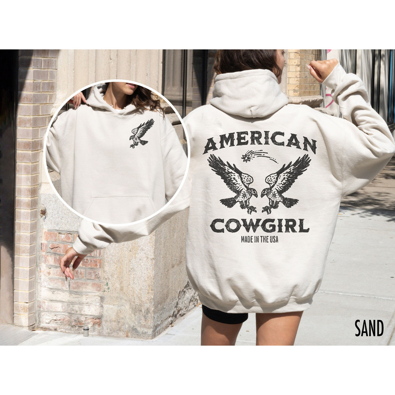Cowgirl Hoodie, Western Hoodie, Retro Cowgirl Hooded Sweatshirt, Retro Western Hoodie, Western Cowgirl, American Cowgirl, Cowgirl Sweatshirt 1.jpg