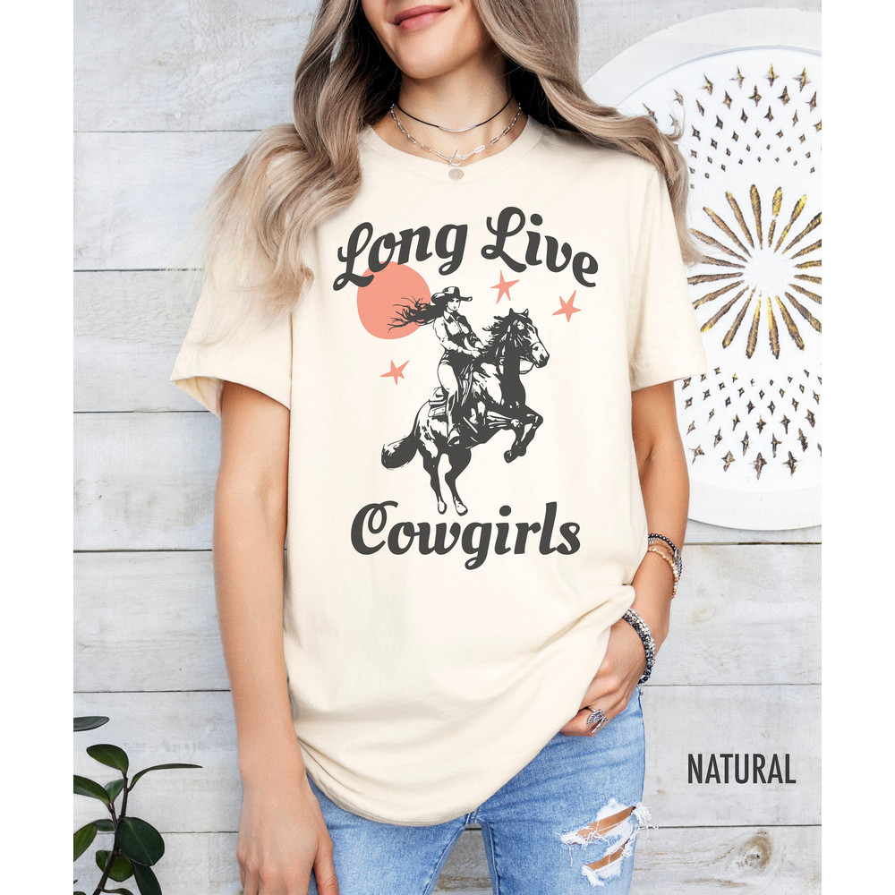 Long Live Cowgirls, Cowgirl Shirt, Western T-Shirt, Western Cowgirl Shirt, Country Girl Shirt, Boho Cowgirl t-shirts, Western Boho Shirt.jpg