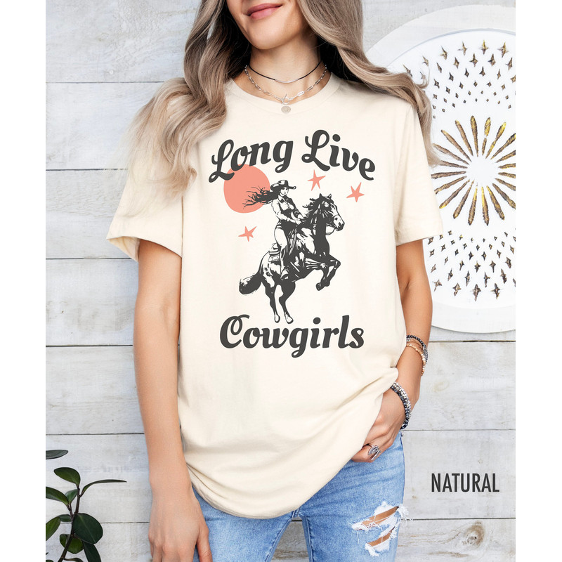 Long Live Cowgirls, Cowgirl Shirt, Western T-Shirt, Western Cowgirl Shirt, Country Girl Shirt, Boho Cowgirl t-shirts, Western Boho Shirt.jpg