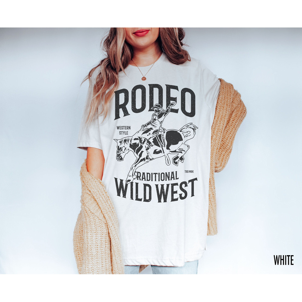 Rodeo Shirt, Wild West Shirt, Cowboy Tshirt, Western T-Shirt, Retro Western Shirt, Cowboy Horse Shirt, Retro Rodeo Shirt, Country Western.jpg