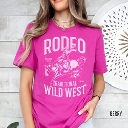 rodeo shirt, wild west shirt, western cowboy tshirt, retro western t-shirt, vintage western shirt, cowboy t-shirt