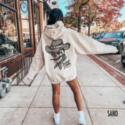 western hoodie, cowboy hoodie, western hooded sweatshirt, retro western, country western hoodie, cowboy hoodie