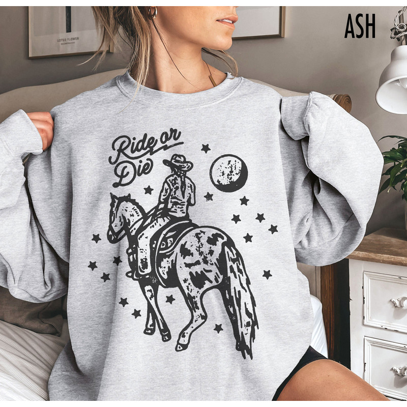 Western Sweatshirt, Cowgirl Sweatshirt, Western Crewneck, Cowgirl Crewneck, Western Boho Sweatshirt, Country Shirts Women, Western Shirt.jpg