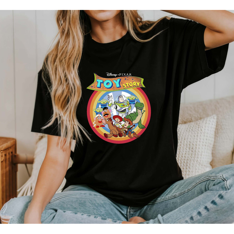 Disney Pixar Toy Story Shirt, Buzz Lightyear Shirt, Sheriff Woody, Slinky Dog, Disney Family Shirts, Disneyland Trip, Disneyworld Sweatshirt.jpg