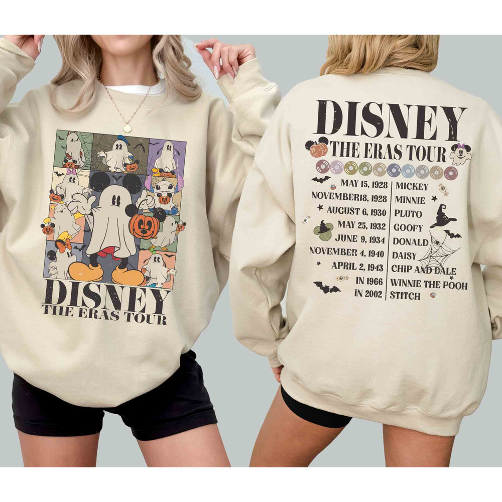 Retro Disney Tour Halloween Shirt, Mickey Ghost Shirt, Mickey's Not So Scary Party, Disneyland Halloween Shirt, Halloween Gift.jpg