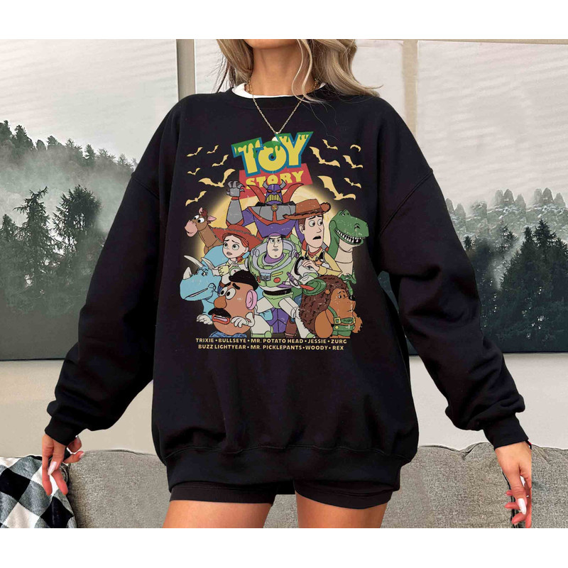 Retro Toy Story Halloween Shirt, Disneyland Halloween Sweatshirt, Vintage Toy Story Shirt, Halloween Party 2024, Pixar Halloween Shirt.jpg