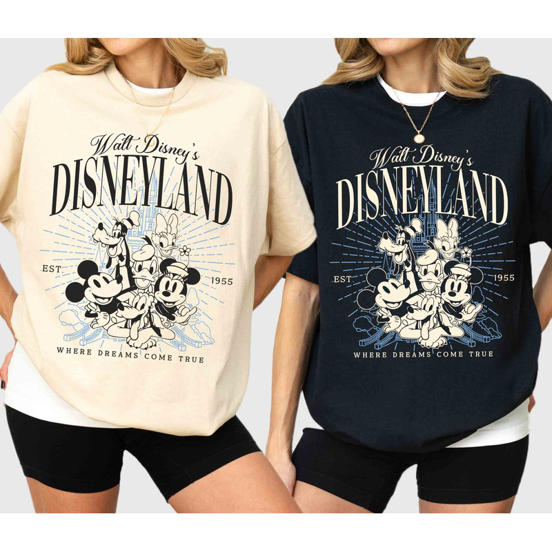 Retro Walt Disney's Disneyland Shirt, Mickey and Friends Shirt, Where Dreams Come True Shirt, Disney Family Trip Shirt, Mickey & CO Shirt 2.jpg