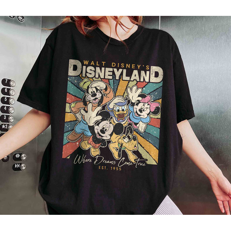 Retro Walt Disney's Disneyland Shirt, Mickey and Friends Shirt, Where Dreams Come True Shirt, Disney Family Trip Shirt, Mickey & CO Shirt.jpg