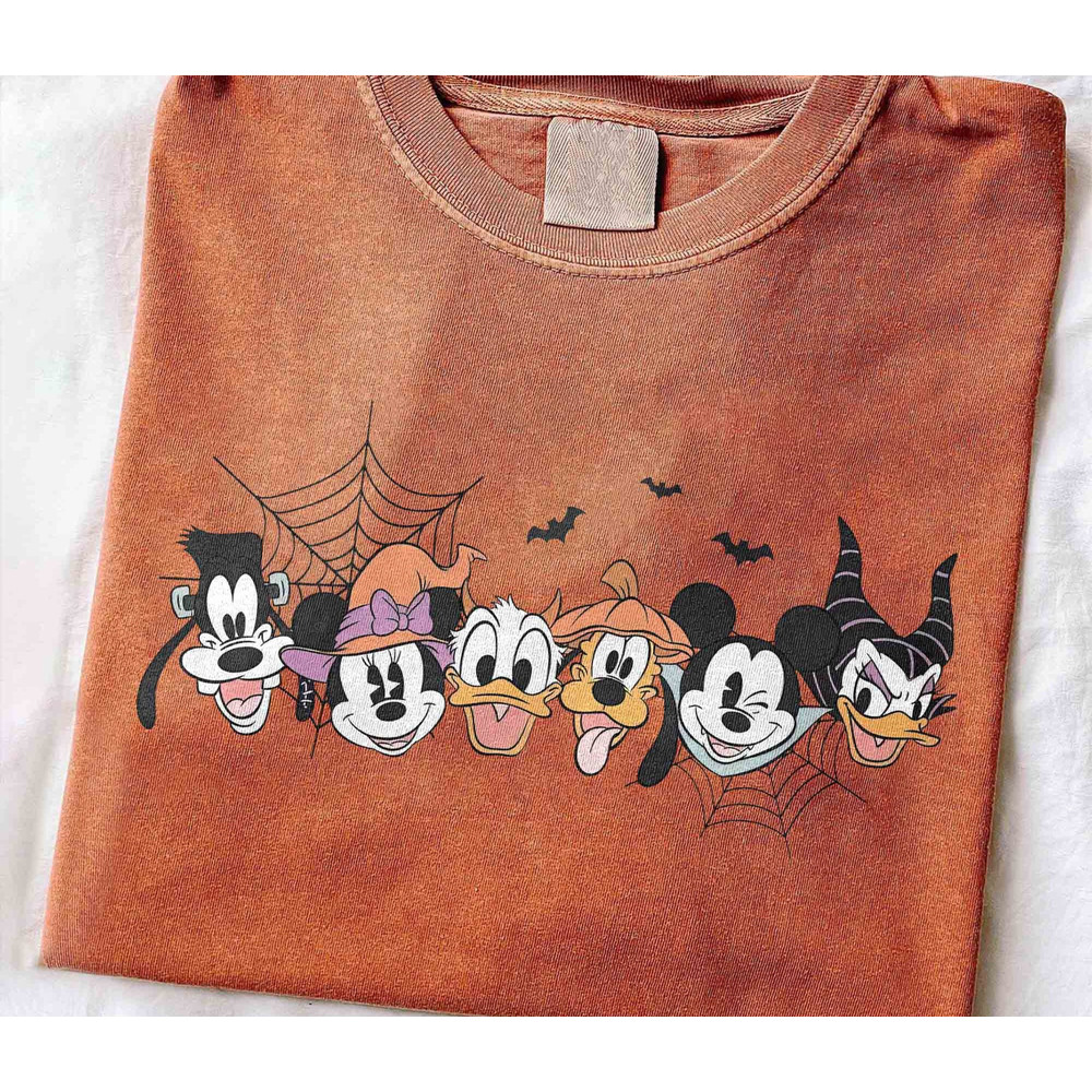 Spooky Mouse and Friends Comfort Colors® Shirt, Mickey Boo Halloween Shirt, Pumpkin Mickey, Disney Spooky Shirt, Disney Halloween Shirt.jpg
