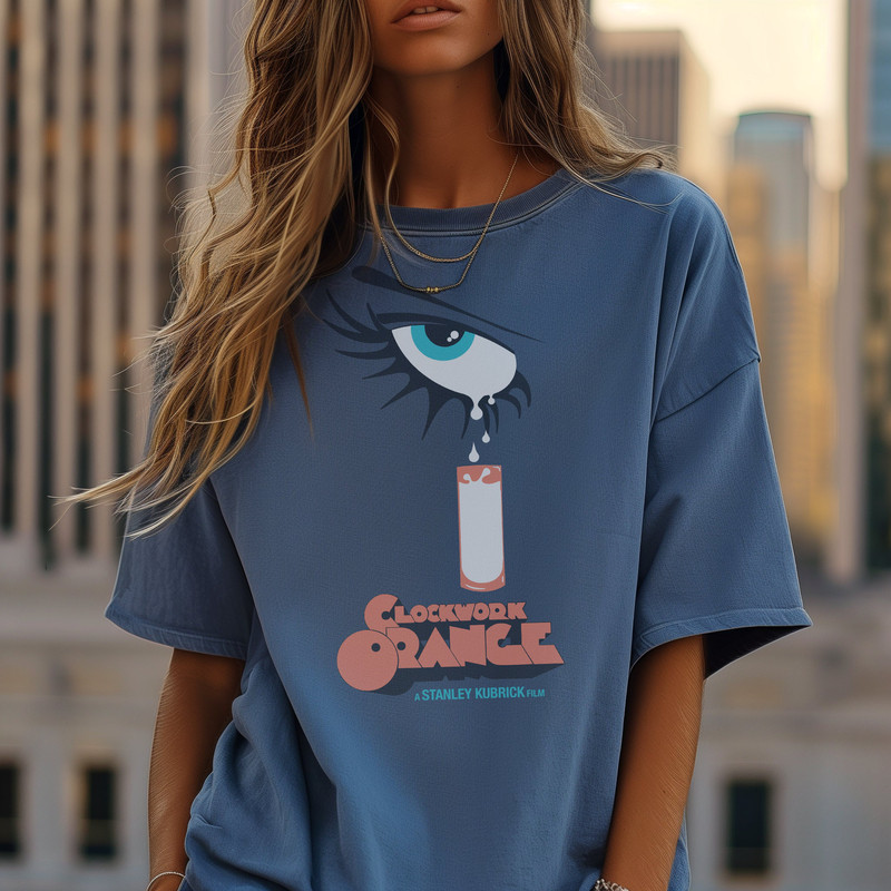 Clockwork Orange TShirt - Iconic Stanley Kubrick Film Design - Essential Cinema Apparel.jpg