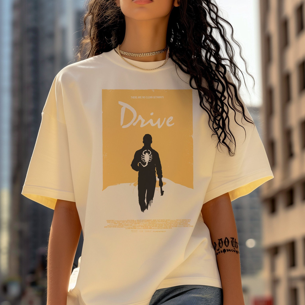 Drive Movie TShirt - Movie tee - Iconic Scorpion Jacket Design, Ryan Gosling Film Tee, Retro Cinema Apparel.jpg