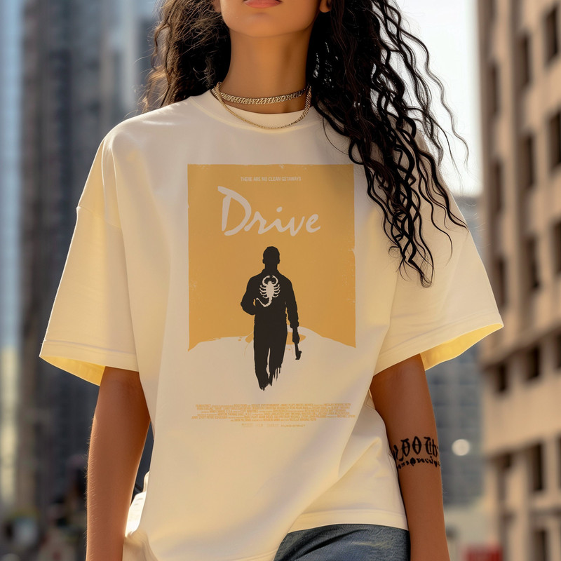 Drive Movie TShirt - Movie tee - Iconic Scorpion Jacket Design, Ryan Gosling Film Tee, Retro Cinema Apparel.jpg
