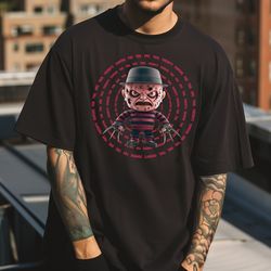 freddy krueger tshirt, iconic a nightmare on elm street cute toy horror collectible
