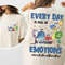 Two-Sided Every Day Emotions Mental Health Matter T-shirt, Disney Inside Out Therapy Psychology Tee, Disneyland Family Vacation 2024 Trip.jpg