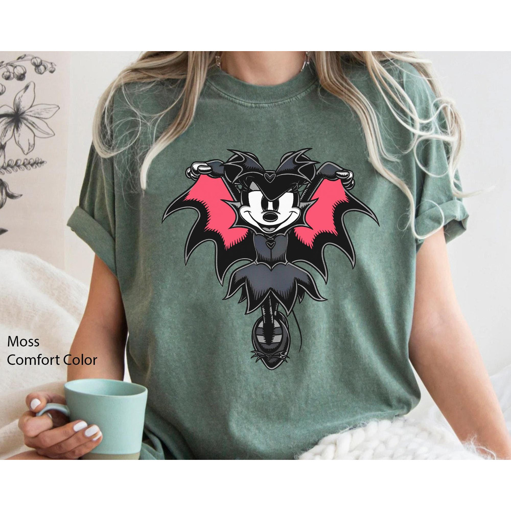 Vintage Minnie Mouse Dracula Gothic Witch Shirt, Retro Fall Season Halloween Costume T-shirt, Halloween Party, Spooky Season.jpg