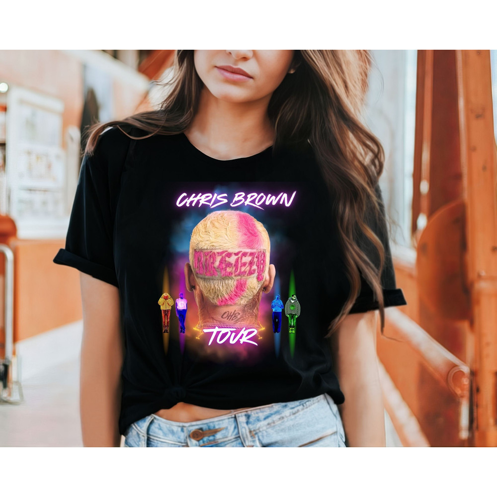 Chris Brown 1111 Tour Unisex Graphic Shirt, Chris Brown Tour Shirt, Chris Brown Breezy Shirt, CB Vintage Shirt, Chris Brown 2024 Tour Tee.jpg