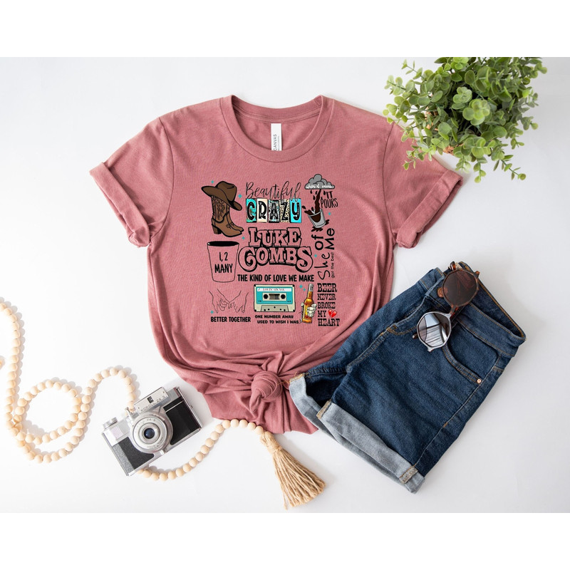Combs Shirt, Country Music Shirt, Combs Tees, Western Shirt, Cowboy Combs Shirt, Luke Combs Fan, Cowgirl Tee, Music Concert Shirt.jpg