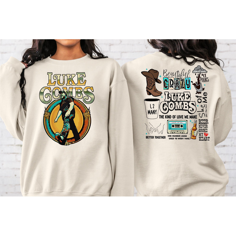 Luke Combs Growing Up and Getting Old 2024 Tour Sweatshirt, Graphic Luke Combs Shirt, Combs Country Music Shirt, Luke Combs Fan Gift Shirt.jpg