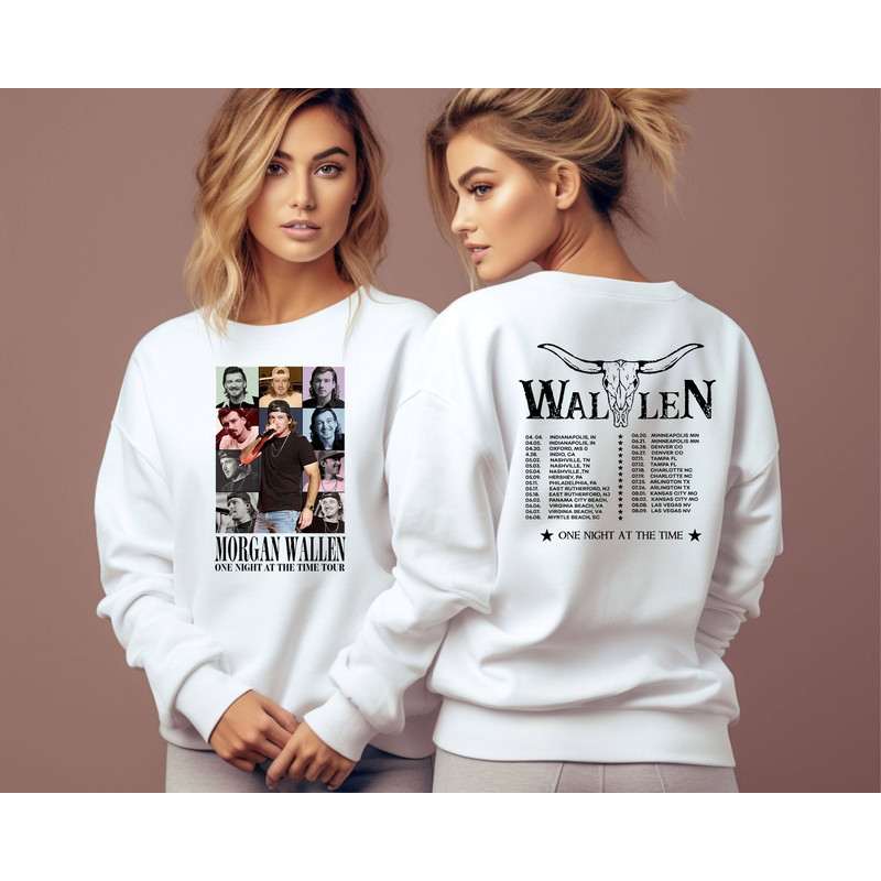 Morgan Wallen Tour 2024 Sweatshirt, Morgan Wallen One Night At A Time Tour Sweatshirt, Country Music, Cowboy Morgan Wallen Concert Shirt.jpg