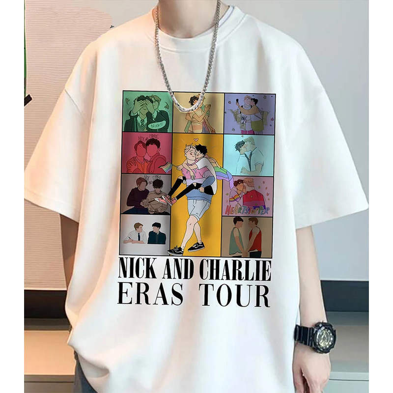 Nick And Charlie Heartstopper Eras Tour Shirt, Heartstopper Lgbtq Movie Short T-shirt, Nick And Charlie Shirt, Heartstopper Tshirt.jpg