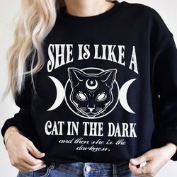 rhiannon cat in the dark, stevie concert tshirt, fleetwood mac, stevie tour , music graphic shirt, she is the darkness g