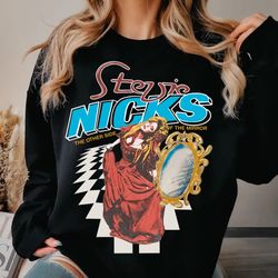 stevie of the mirror shirt, fleetwood mac, stevie tour, dont be a lady be a legend, music rock band sweatshirt, waddy w