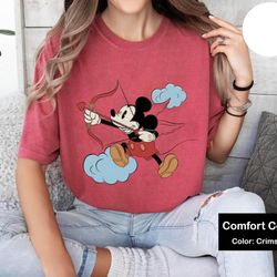 Cupid Mickey Valentines Day Hearts Shirt, Mickey Mouse Shirt, Cute Little Boys