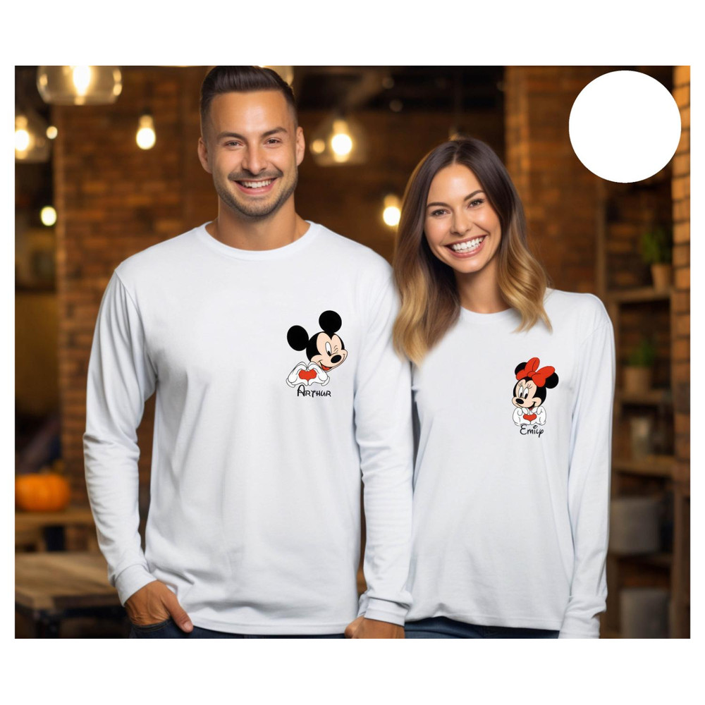 Custom Disney Mickey Minnie Valentines Shirt, Couple Valentines Day Pocket Sweatshirt, Disneyland Valentine Family T-Shirt, Disney Shirt.jpg