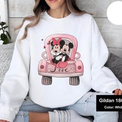 disney love shirt, mickey and minne lovely shirt, disney valentine day shirt, di