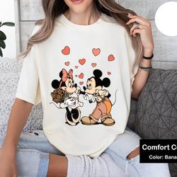 disney mickey minnie love shirt, mickey and minnie valentines tee, disneyland lo