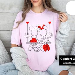 disney valentine shirt, mickey valentine,minnie valentine shirt,disney couple va