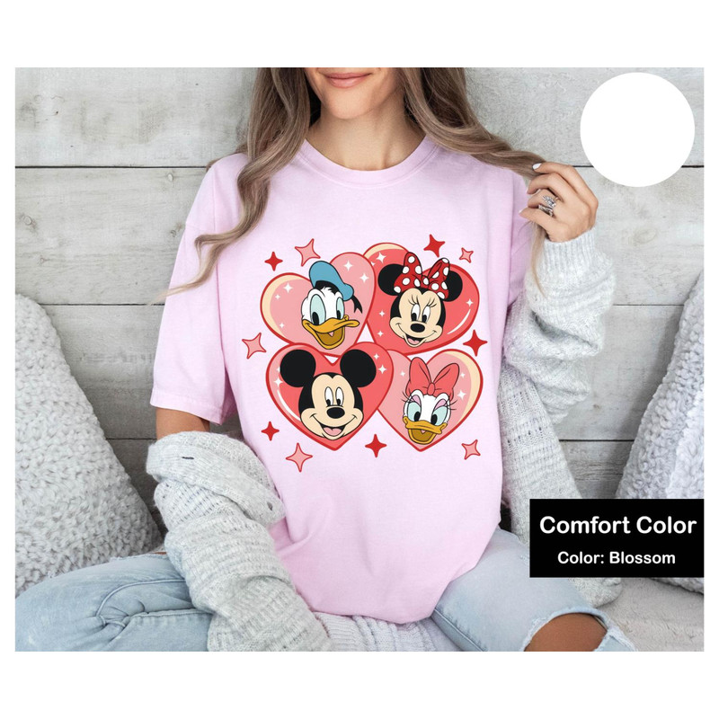 Mickey And Friends Valentine Shirt, Disney Valentines Day Shirt, Disney Valentine's Day Shirt, Mickey Minnie Valentine Shirt,Disney 2024 Tee.jpg