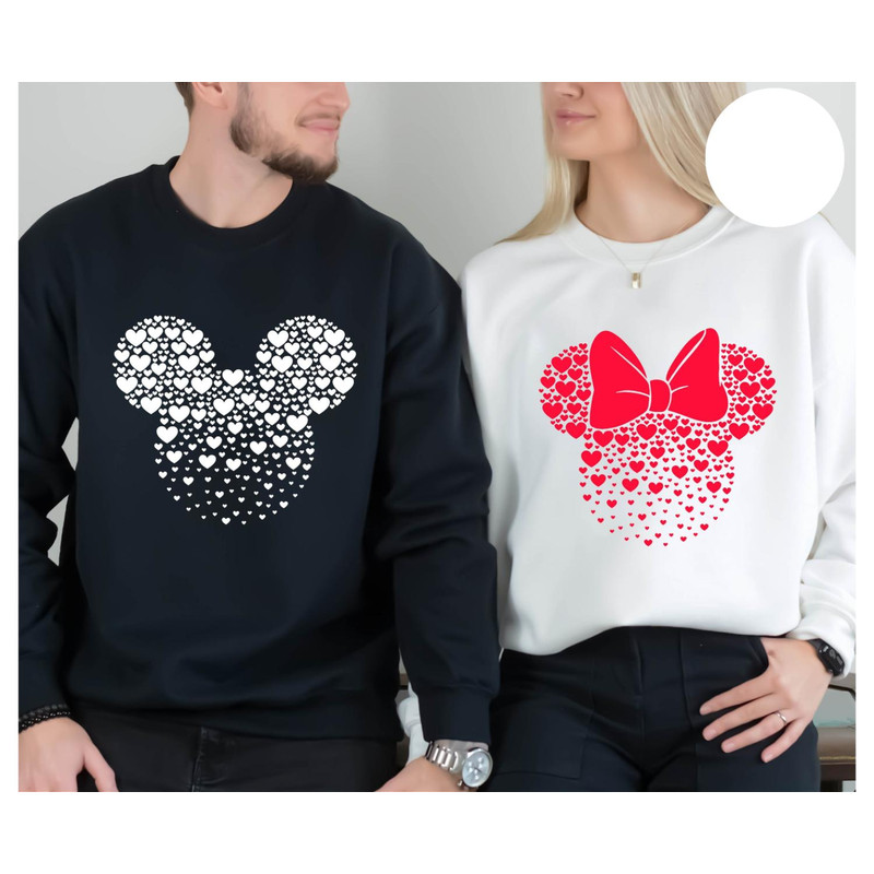 Mickey and Minnie Ears With Heart Tshirt For Valentines Day, Disneyworld Valentines Travel Shirts, Valentine's Day Shirt, Disney Gift Shirt.jpg