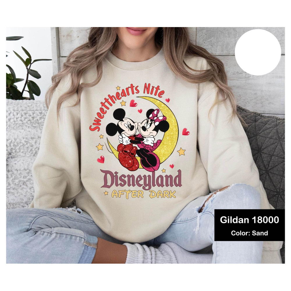 Mickey And Minnie Sweetthearts Nite Valentine Sweatshirt, Disneyland After Dark Valentine Sweater, Magical Valentines Tee, Disney Gift Shirt.jpg