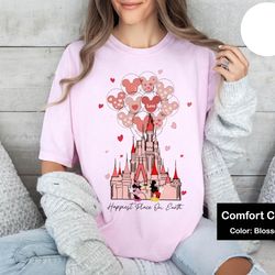mickey minnie disney valentine shirt, disneyland happy valentines day couple ma
