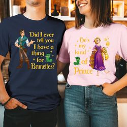 Tangled Shirt  Rapunzel Flynn Rider Shirt  Rapunzel Couple Shirt  Princess Coupl