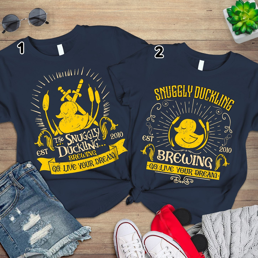 Vintage Tangled Snuggly Duckling Brewing Go Live Your Dream Shirt  WDW Magic Kingdom Shirt  Disneyland Princess Rapunzel Matching Tee.jpg