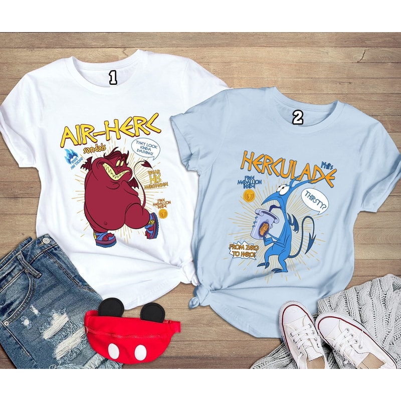 Phil’s Herculade Shirt Pain and Panic Hercules Shirt Hercules Shirt Villains Couple Shirt Magic Kingdom Shirt Disneyland Trip 2024 1.jpg