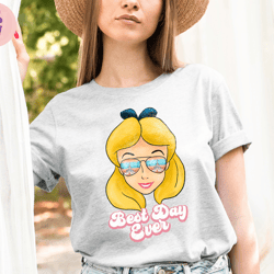 Alice Shirt, Magic Family Shirts, Sunglasses, Best Day Ever, Custom Character Shirts, Adult, Alice in Wonderland Shirt,