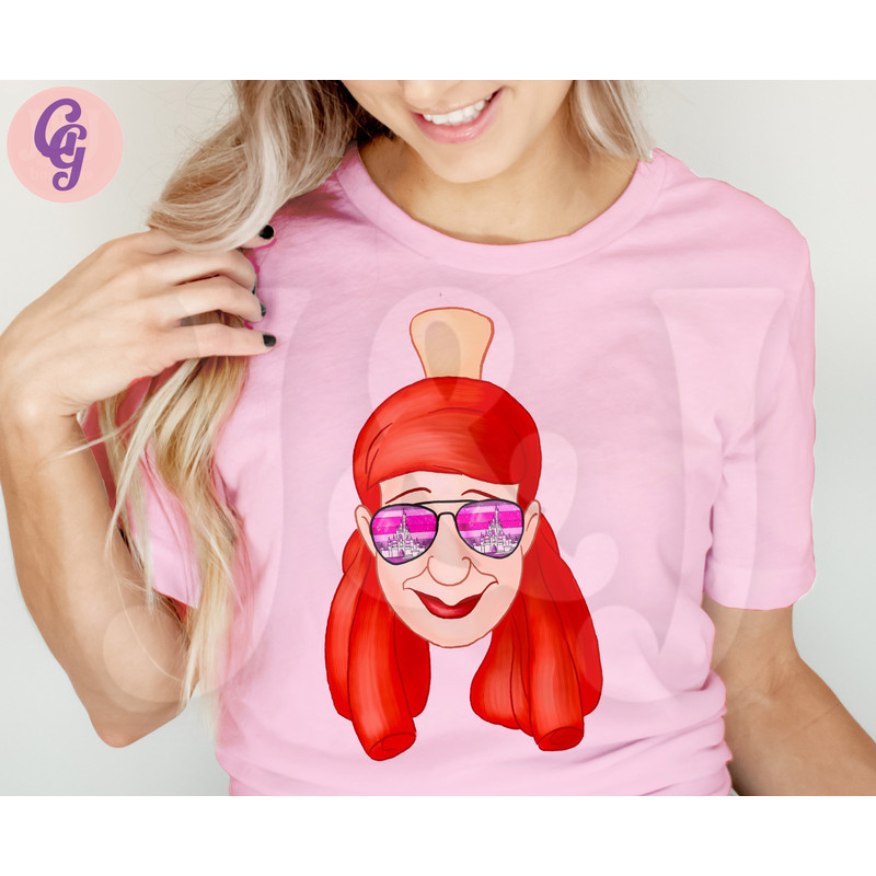 Anastasia Stepsister Shirt - Evil Stepsister Shirts - Character Head Shirt - Wicked Stepsister - Cinderella - Step Sister - Disney Marathon.jpg