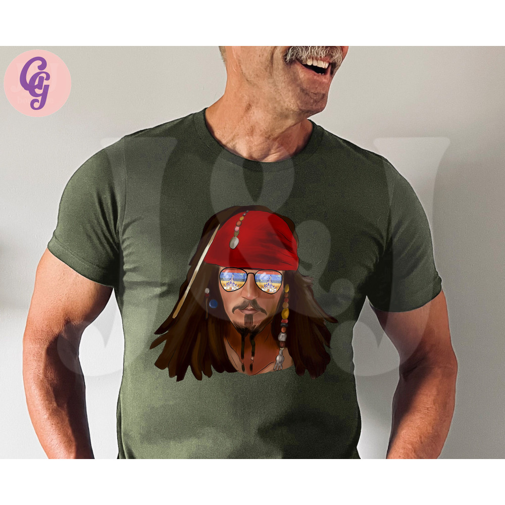 Captain Jack Sparrow - Magic Family Shirts - Adult Shirt - Pirate Night Shirt - Captain Jack Graphic Tee - Disney Cruise Pirate Shirt.jpg