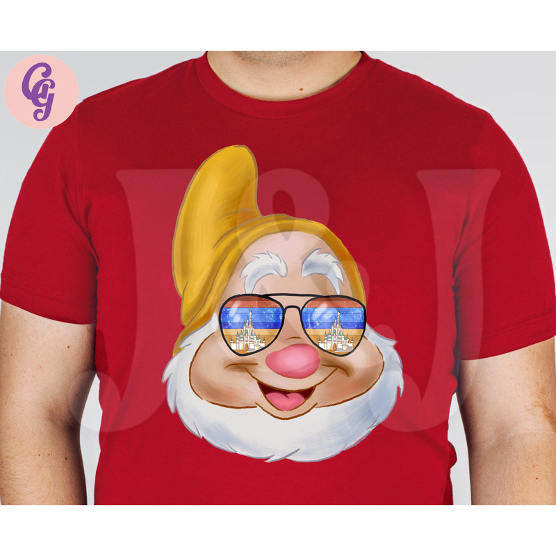 Happy - Happy Graphic Tee Shirt - Snow White and the Seven Dwarfs - Snow White Dwarfs Matching Character Shirts - Disney Dwarfs Shirts.jpg