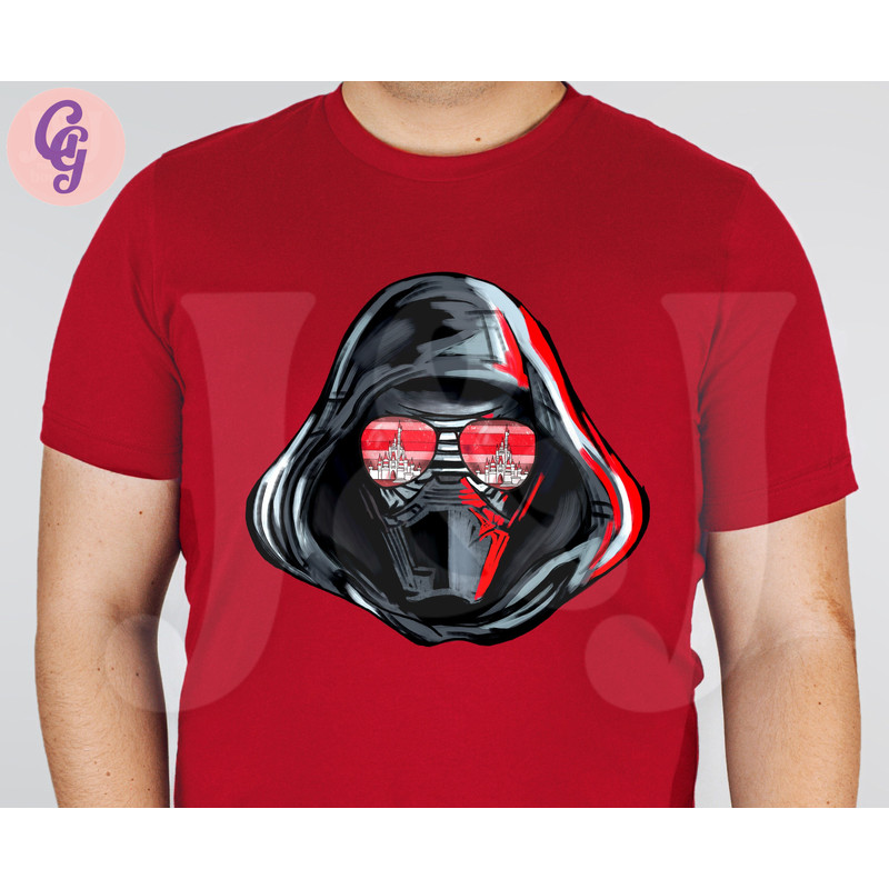 Kylo Ren Shirt - Magic Family Shirts, Characters with Sunglasses Shirts - Custom Character Shirts, Adult, Mens, Womans - Kylo Ren Graphic T.jpg