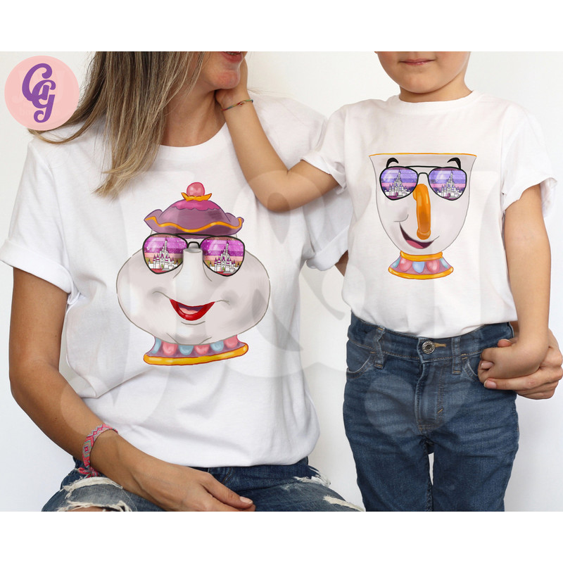 Mrs Potts - Magic Family Shirts, Sunglasses, Beaty and the Beast Inspired Mrs. Potts Shirt - Tea Pot Shirt - Tea Shirt - Mrs Pots - Tee.jpg